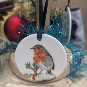 Robin Ceramic Decoration
