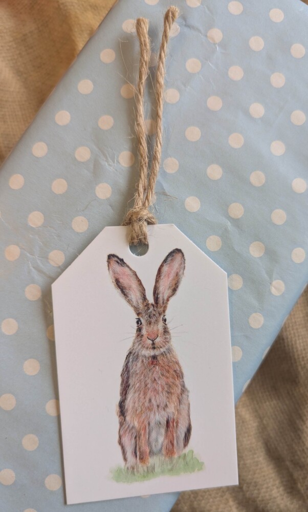 Hare Gift Tag - Image 2