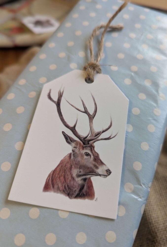 Red Stag Gift tag - Image 2