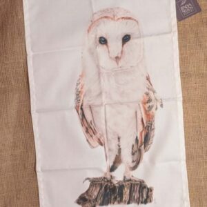Barn Owl Tea Towel