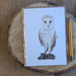 Barn Owl Portrait card
