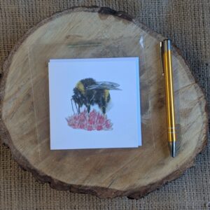 Bumble Bee Square Notelet