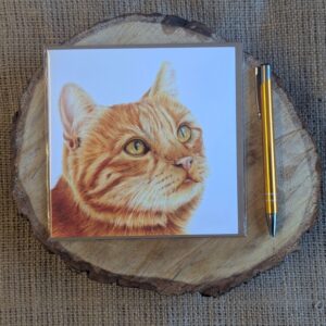 Ginger Cat Square Card