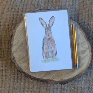 Hare Portrait Card